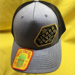 Sierra Nevada Gray & Black Trucker Hat with Yellow Patch